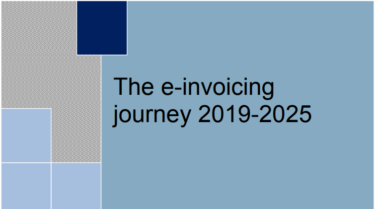 The einvoicing journey 2019-2025
